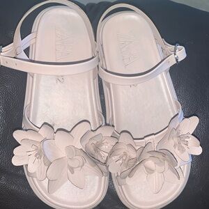Beautiful girl sandals